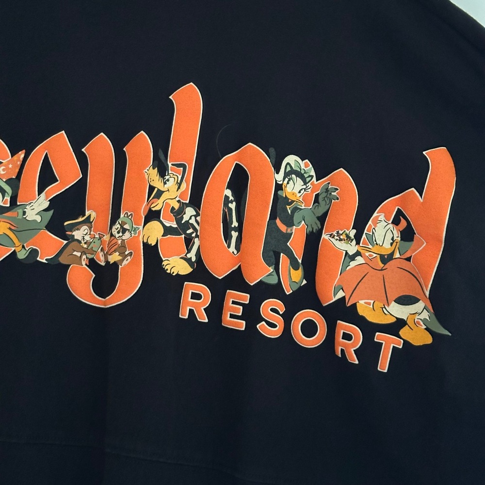 Disneyland Resort Halloween Spirit Jersey Adult Size XXL Disney Mickey Pumpkin - Picture 7 of 11